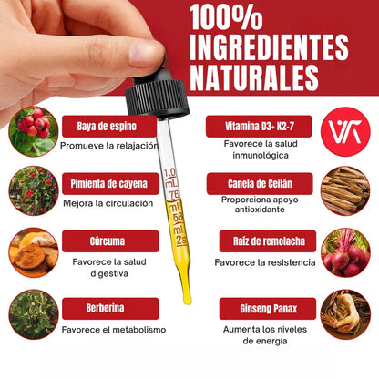 VitalGlow® - Gotas de pimienta de Cayenna