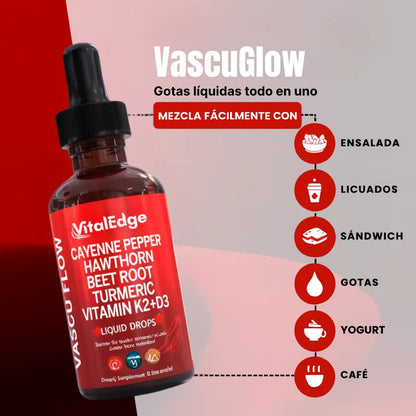 VitalGlow® - Gotas de pimienta de Cayenna
